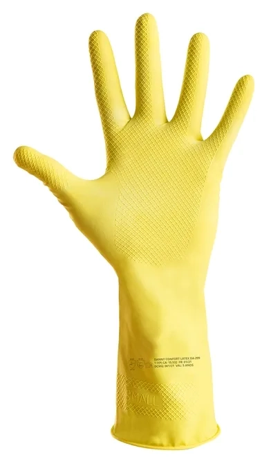 Luva de Segurança Confort látex Danny Com Forro Para Limpeza  DA-299 CA 15532