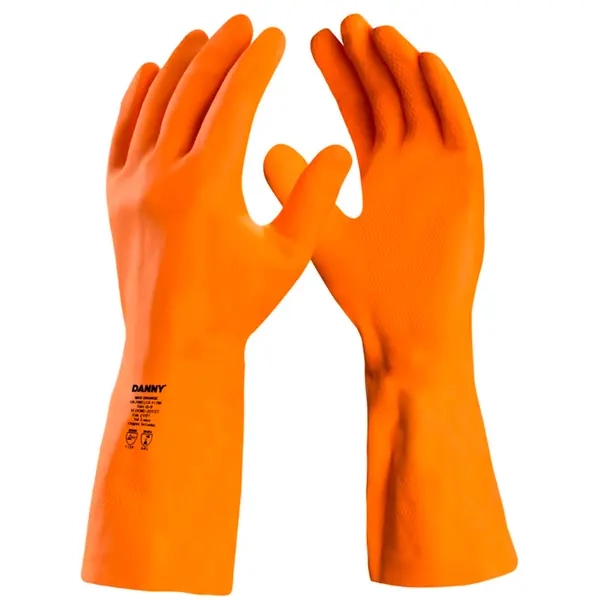 Luva Max Orange Danny DA-208D Latex Reforçado CA 11286