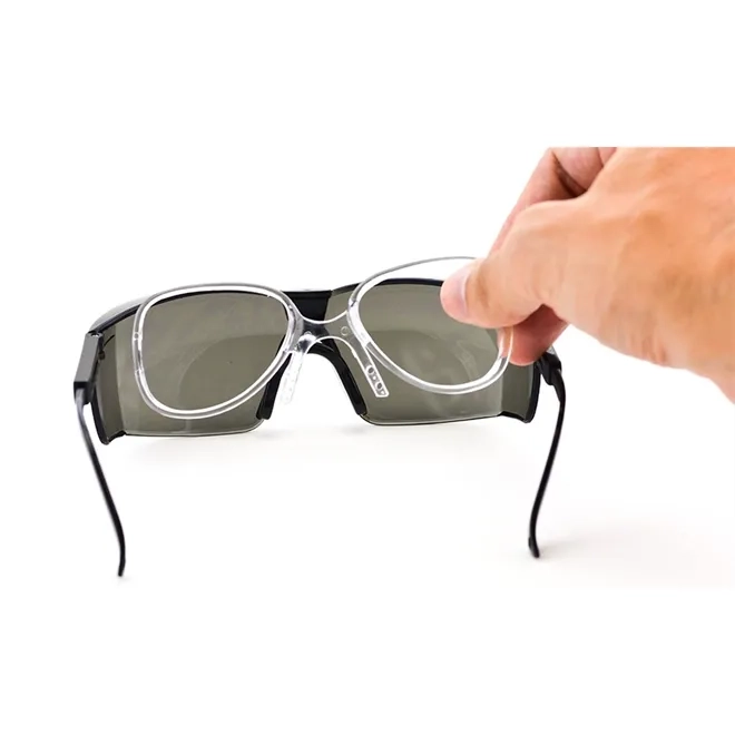 Óculos de Segurança Com Clipe de Lente Para Inserção de Lentes de Grau Castor II Kalipso CA 15618