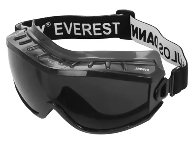 Óculos de Proteção EVEREST SteelPro Danny Ampla Visão Antiembaçante CA 19628