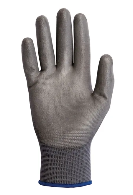 Luva com PU e Tricotada em Nylon Cinza Kalipso Ótima Sensibilidade Tátil CA 15272