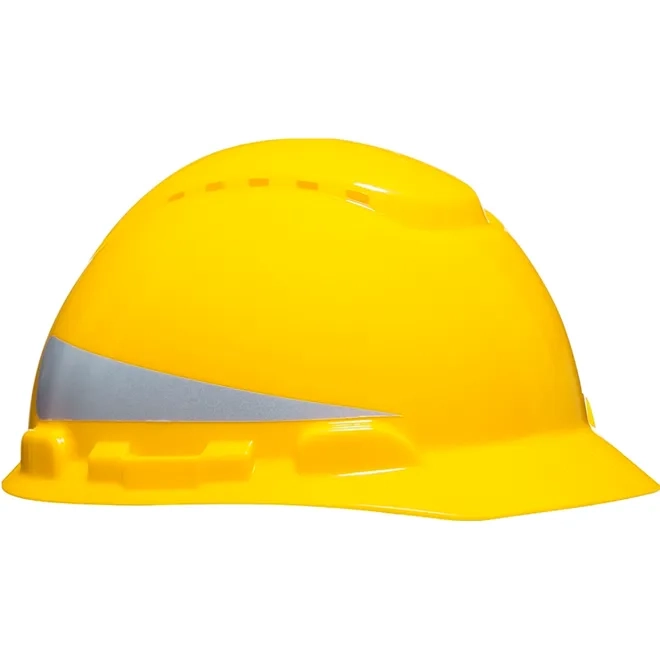Capacete de Proteção 3M H700 Refletivo Ventilado Com Suspensão e Catraca CA 29637