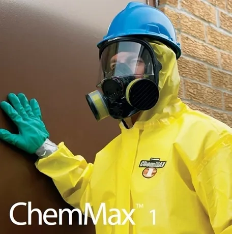 Macacão Amarelo Proteção Química ChemMax 1 Lakeland