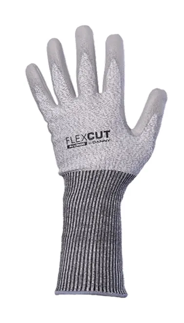Luva FlexCut PU Punho Longo Contra Peças Cortantes Danny CA 39924 DA-45400L