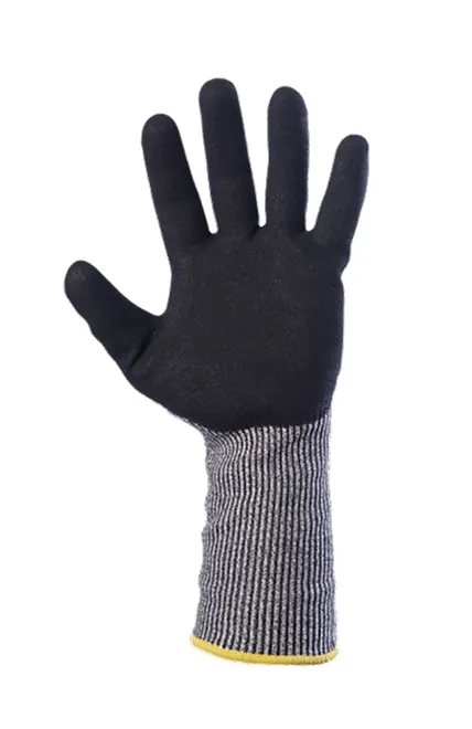Luva Anti-Corte Nível 5 FlexCut Nitrílico Foam Punho Longo  Danny DA-45300L CA 34000