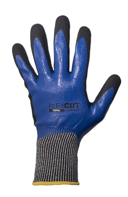 Luva FlexCut Total Danny Para Corte e Impermeável a Óleo e Graxa CA 41865 DA-45500