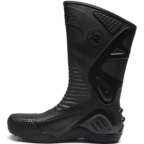 Bota de Pvc Para Motociclista MotoSafe Com Solado Preto Impermeável 84BPM600 CA 34798