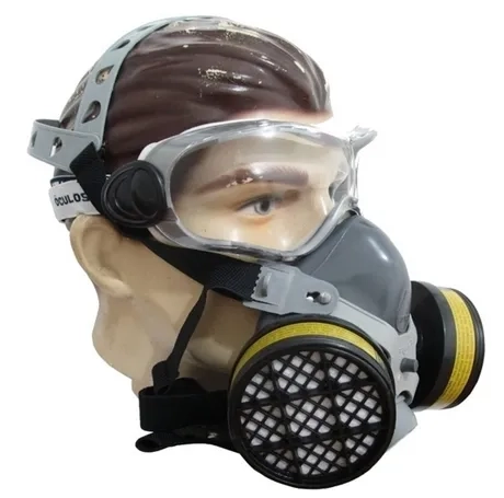 Máscara Contra Gases 1/4 Facial Alltec 2002 com 2 Filtros Inclusos CA 33596