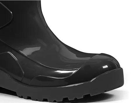 Bota de Pvc Fujiwara Cano Curto Preta 88FPC600