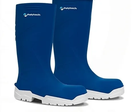 Bota Ecoboots em Pu Impermeável Azul CA 35047 Polytech 91BPUL600