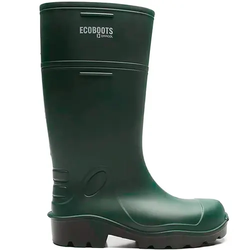 Bota de Poliuretano Ecoboots PureSafe Verde e Preta CA 35047