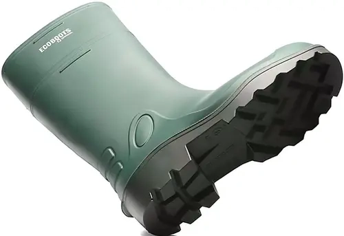Bota de Poliuretano Ecoboots PureSafe Verde e Preta CA 35047