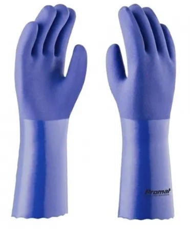 Luva VinilFlex Promat de PVC  Azul CA 1713