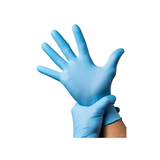 Luva Sensivolk Volk Sensi Soft Azul Nitrílica Descartável Sem Talco  Caixa 100 Unidades CA 35633