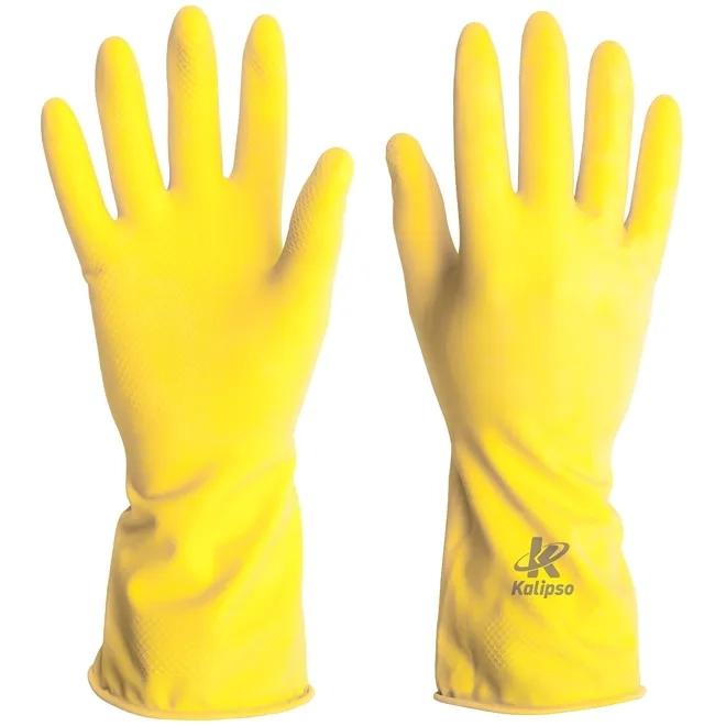 Luva De Segurança Light Látex Kalipso Para Atividades de Limpeza CA 38090
