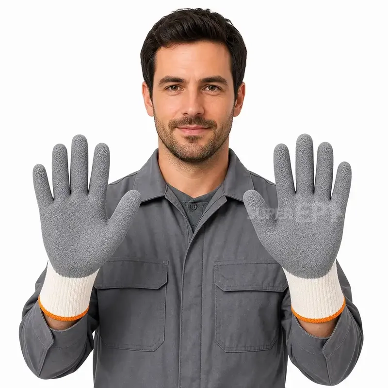 Luva Térmica Volk Therma Grip Frio e Calor de Contato Até 250º em Látex Antiderrapante 10.17.600.09 CA 18663