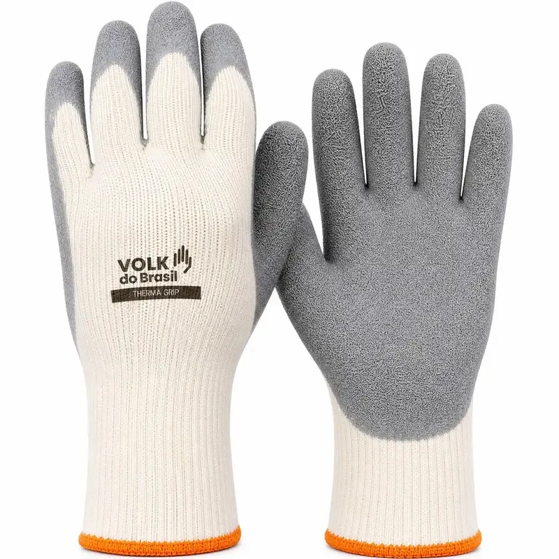 Luva Térmica Volk Therma Grip Frio e Calor de Contato Até 250º em Látex Antiderrapante 10.17.600.09 CA 18663