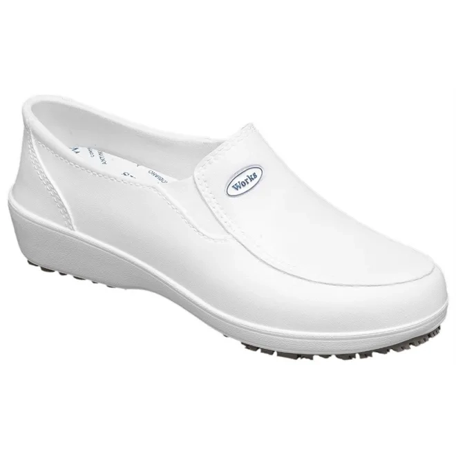 Calçado Feminino Profissional Lady Works  CA 40293 BB95 Branco