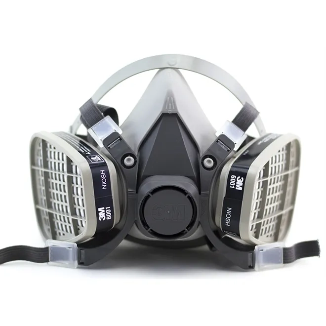 Máscara Respiratória 3M 6200 Com Filtros Para Pintura CA 4115