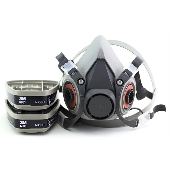 Máscara Respiratória 3M 6200 Com Filtros Para Pintura CA 4115