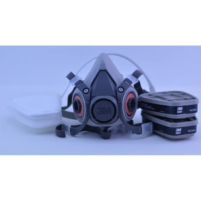 Máscara Respiratória 3M 6200 Com Filtros Para Pintura CA 4115