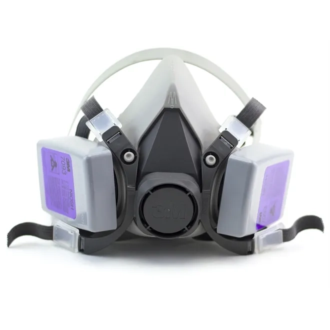 Máscara 3M 6200 Com Filtros 7093 P3 Para Partículas e Fumos de Solda