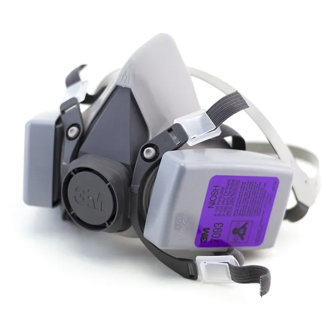 Máscara 3M 6200 Com Filtros 7093 P3 Para Partículas e Fumos de Solda