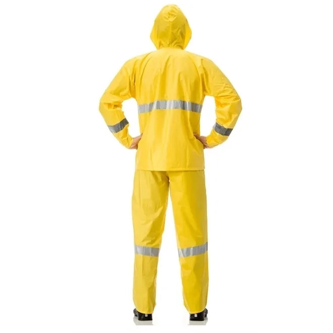 Conjunto Impermeável em Nylon Com Refletivo Pantaneiro