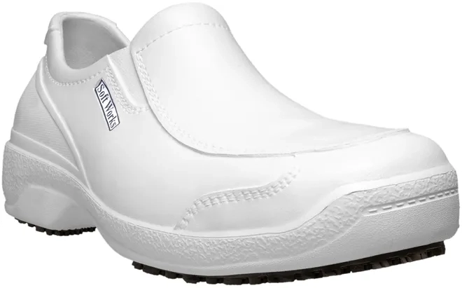 Sapato Profissional Com Bico Composite BB66 Branco Soft Works CA 41554