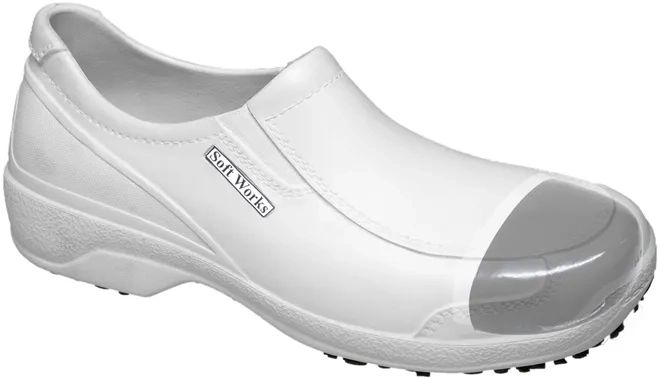 Sapato Profissional Com Bico Composite BB66 Branco Soft Works CA 41554