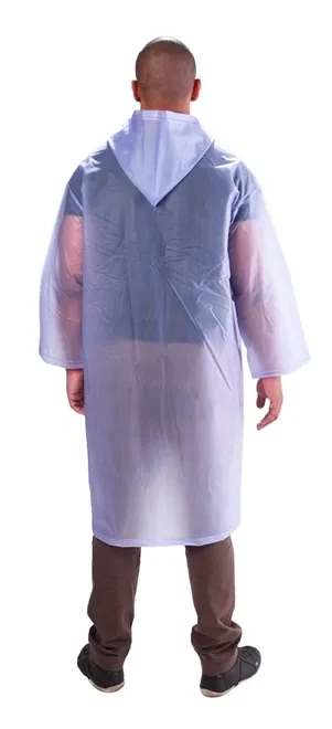 Capa de Chuva Transparente Longa Vinil PVC Impermeável Vinilseg CA 35560