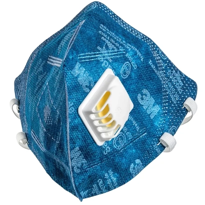Máscara Dobrável 3m 9812 BR PFF-1 Com Válvula Caixa 50