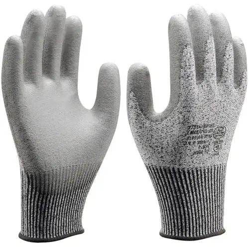 Luva Anti-Corte Nível 5 Com Banho PU Super Safety SS1008 CA 32036