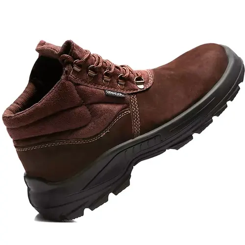 Bota de Segurança Nobuck Bracol Denver BAFN 4031BAFN4400LL Marrom Café  Bico Pvc CA 40872