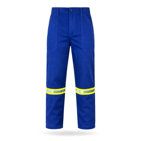 Calça Antichama Guardian Arco Fire Risco 2 Azul Royal ATPV 11 cal/cm² Refletiva CA 46296 / 49240