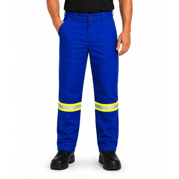 Calça Antichama Guardian Arco Fire Risco 2 Azul Royal ATPV 11 cal/cm² Refletiva CA 46296 / 49240