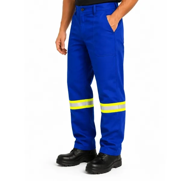 Calça Antichama Guardian Arco Fire Risco 2 Azul Royal ATPV 11 cal/cm² Refletiva CA 46296 / 49240