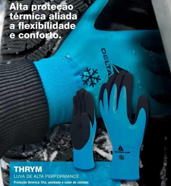 Luva Térmica THRYM Para Alta 250º e Baixa Temperatura -30º Delta Plus Ca 41341