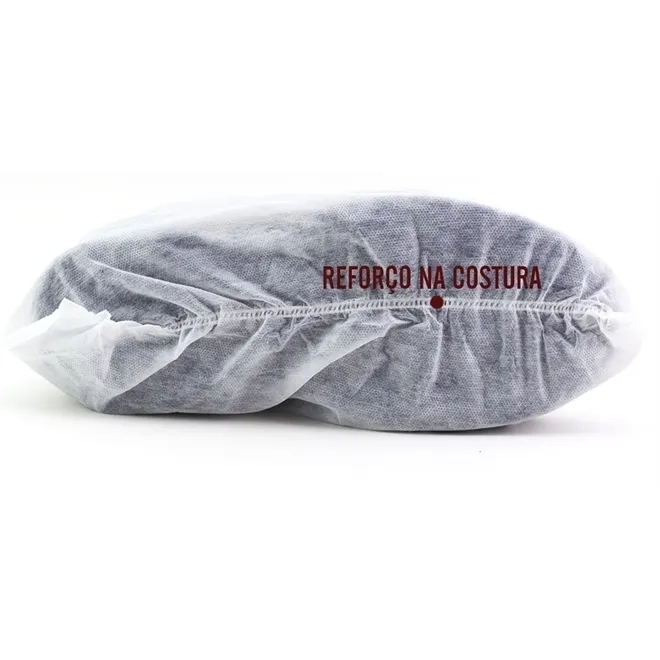 Propé Sapatilha Protdesc Branco Gramatura 20G Real Pacote C/ 100 Unidades