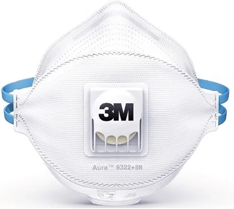 Respirador 3M AURA 9322+BR PFF2 CA 30594 - Caixa 10
