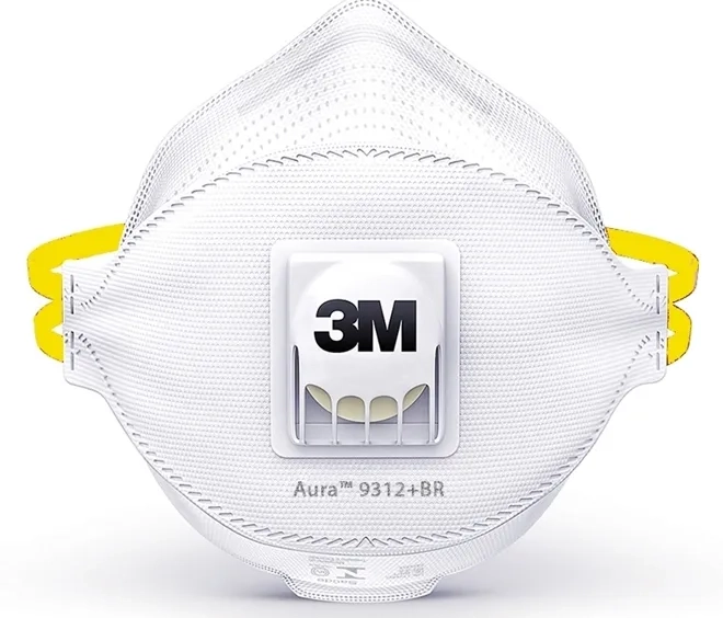 Respirador 3M Valvulado AURA 9312 +BR PFF1