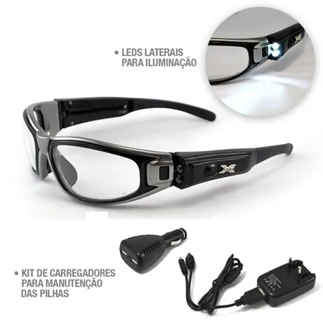 Óculos de Proteção Vicsa Laser c/ leds laterais VIC58220