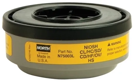 Cartucho Para Vapor Orgânico e Gáses Ácido N75003L Honeywell
