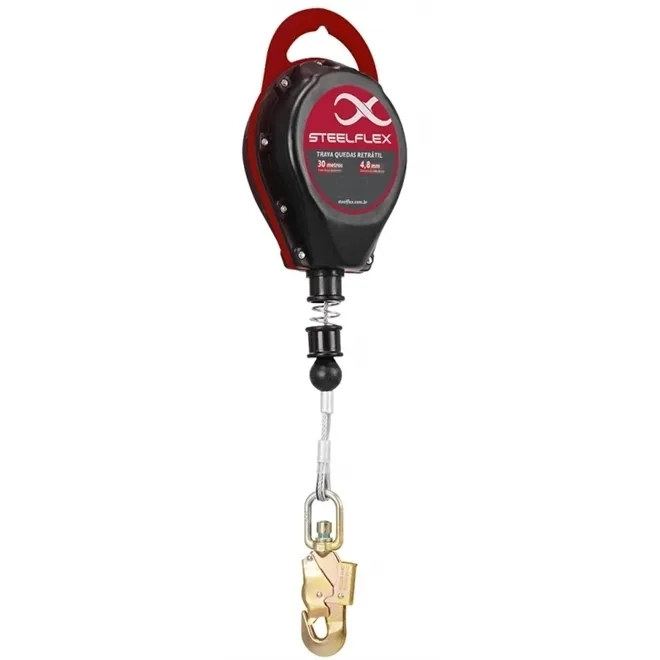 Trava-quedas Retrátil Steelflex Para 30 Metros STF-CQTQ0473