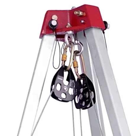 Tripé Para Espaços Confinados Alumínio e Corrente Steelflex