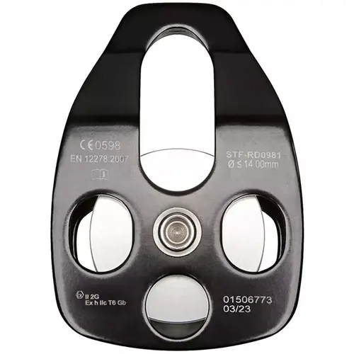 Polia Simples Unilateral Steelflex STF-RD0981 para Trabalhos em Altura