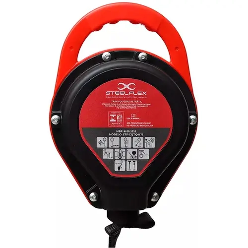 Trava-Quedas Retrátil Steelflex STF CQTQ0173 3,5 m – Segurança em Altura com Bloqueio Automático
