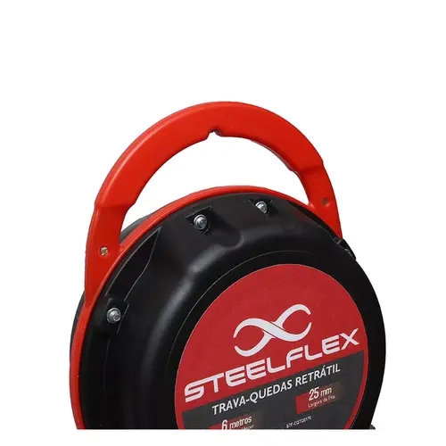 Trava-Quedas Retrátil Steelflex 6 m STF CQTQ0176 – Segurança Total em Altura
