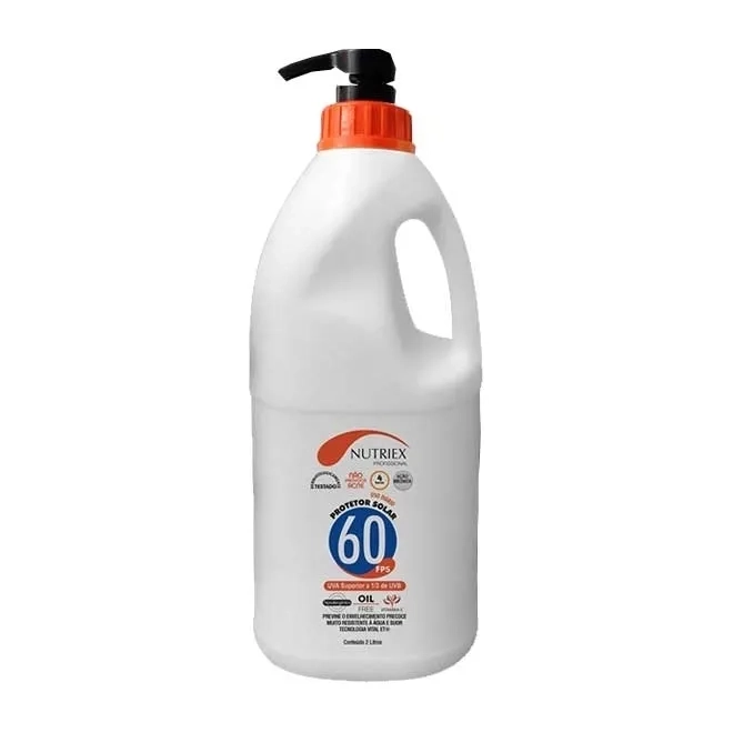 Protetor Solar Fator 60 Nutriex de 2 Litros