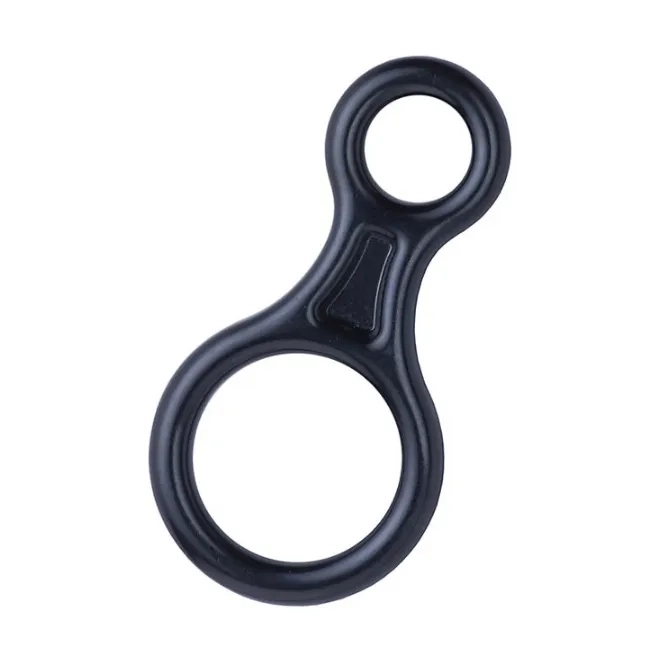 Descensor freio 8 em Alumínio Preto Steelflex STF FR0688